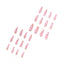 Rose Color Matching Line Press On Nail Fake Nail Patch Wearing Nail Finished Product - Korvel
