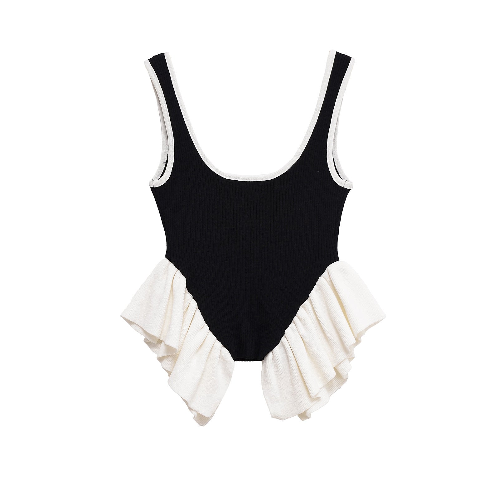 Elegant and Versatile Sleeveless Strap Top with  Design - Korvel