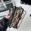 Electroplated hollow flame pattern phone case suitable for iPhone 15 Pro, simple all inclusive, Apple 14 anti drop protective cover - Korvel