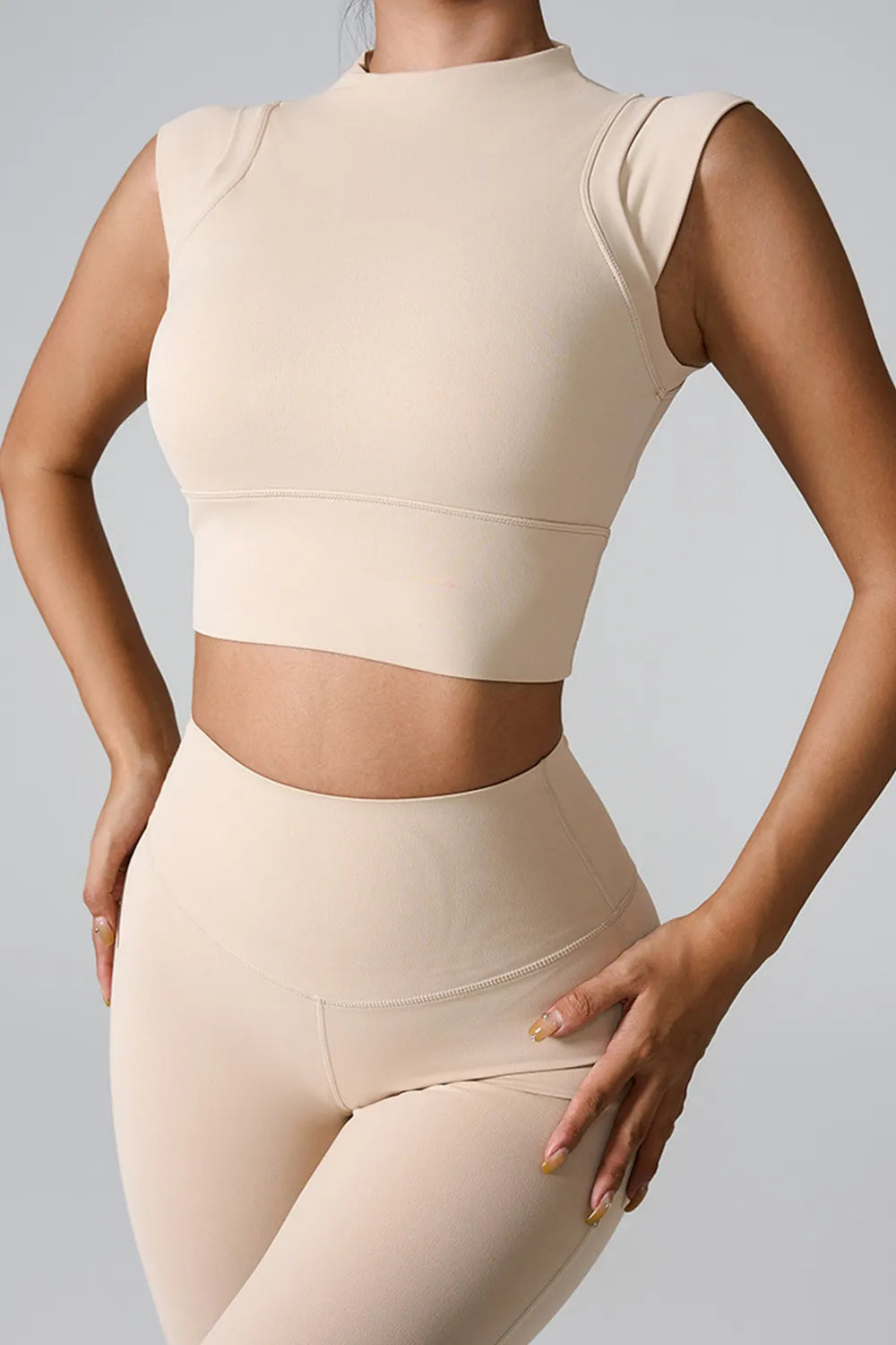 Mock Neck Active Tank - Korvel