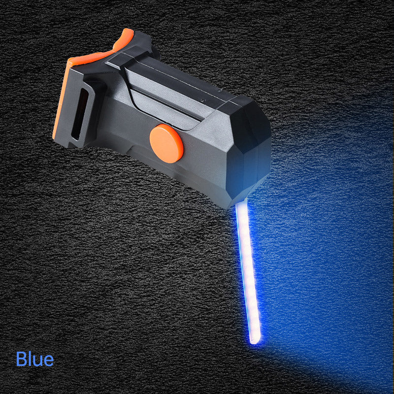 LED Bike Tail Light 6 Colors USB Charging Mountain Road Bike Light Portable Riding Equipment Running Water Light - Korvel