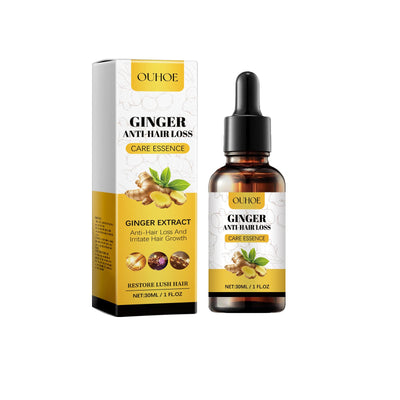 Huile essentielle de gingembre pour les cheveux - Traitement nourrissant pour les cheveux et le cuir