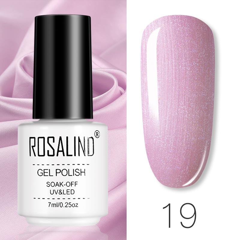 ROSALIND Gel Polish Set Manicure for Nails Semi Permanent Vernis top coat UV LED Gel Varnish Soak Off Nail Art Gel Nail Polish - Korvel