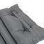 2PCS Set Outdoor Lounge Chair Cushion Replacement Patio Funiture Seat Cushion Chaise Lounge Cushion-GREY - Korvel