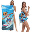 Two-in-One Foldable Beach Towel with Storage Bag