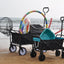 Folding Wagon Garden Shopping Beach Cart - Korvel