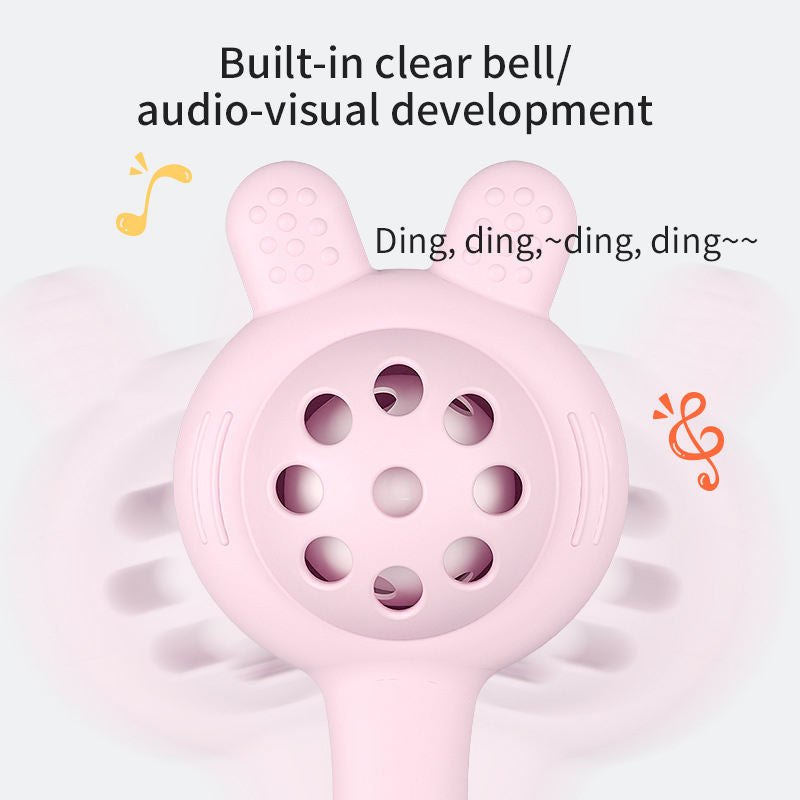 Baby Ringing Bell Toy Can Bite Water Boiled Small Sand Hammer Hand Ringing Bell Sand Hammer - Korvel