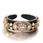 Fashionable Baroque Retro Inlaid Colored Water Diamond Sponge Head Hoop - Korvel