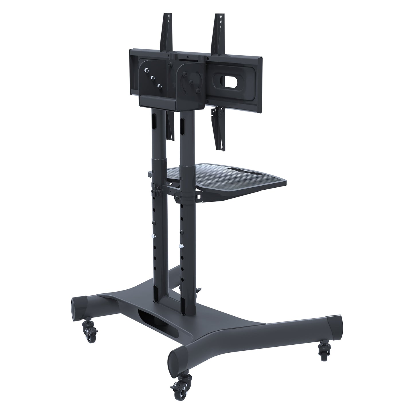FANCO Universal Rotating TV Stand, Suitable for 32-80 inch TVs, Tiltable Desktop TV Stand, Maximum VESA 600x400mm (Black) - Korvel
