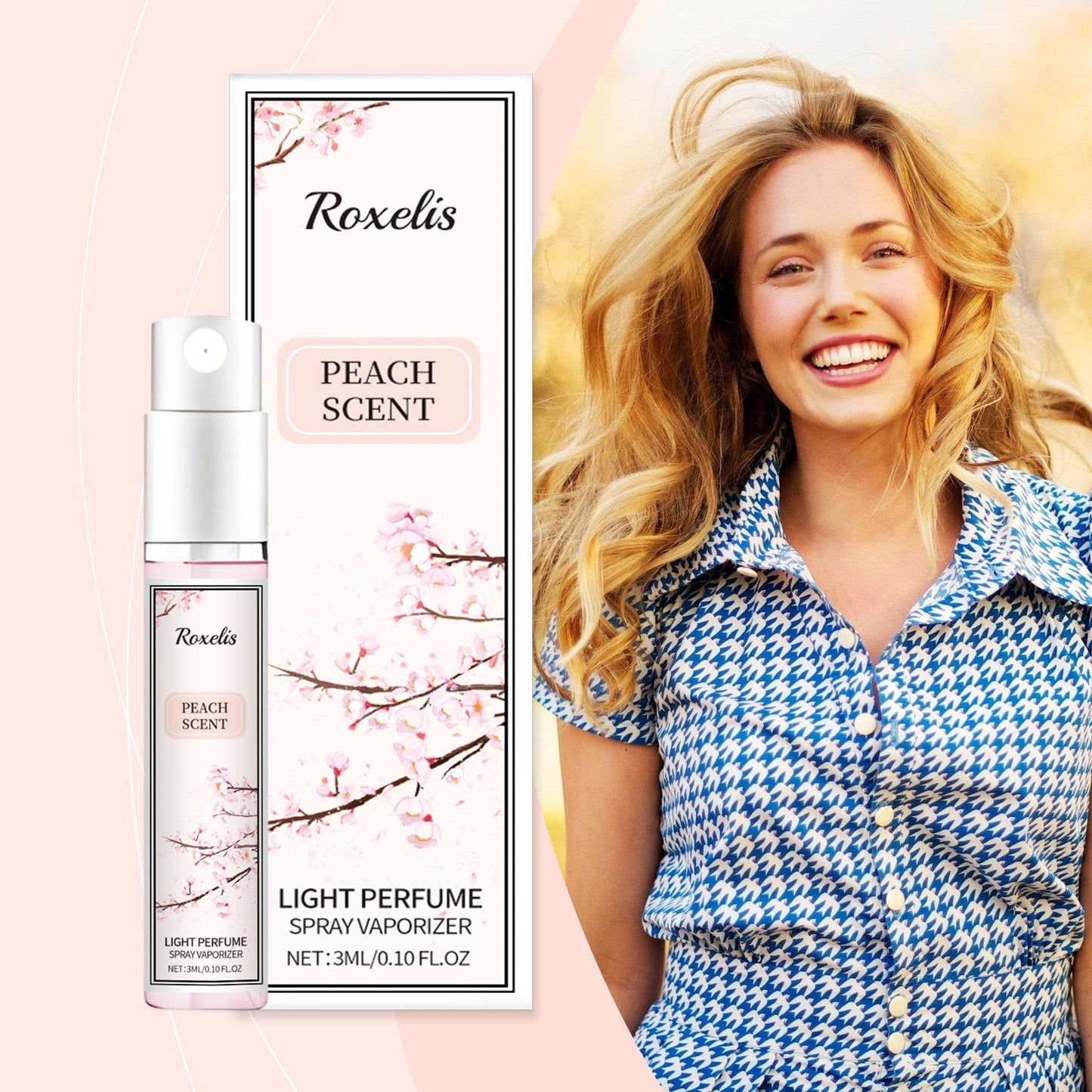 Peach Perfume Spray Fresh Fruit Lasting Fragrance Light Elegant Fresh Fruit Fragrance Charm Perfume Spray - Korvel