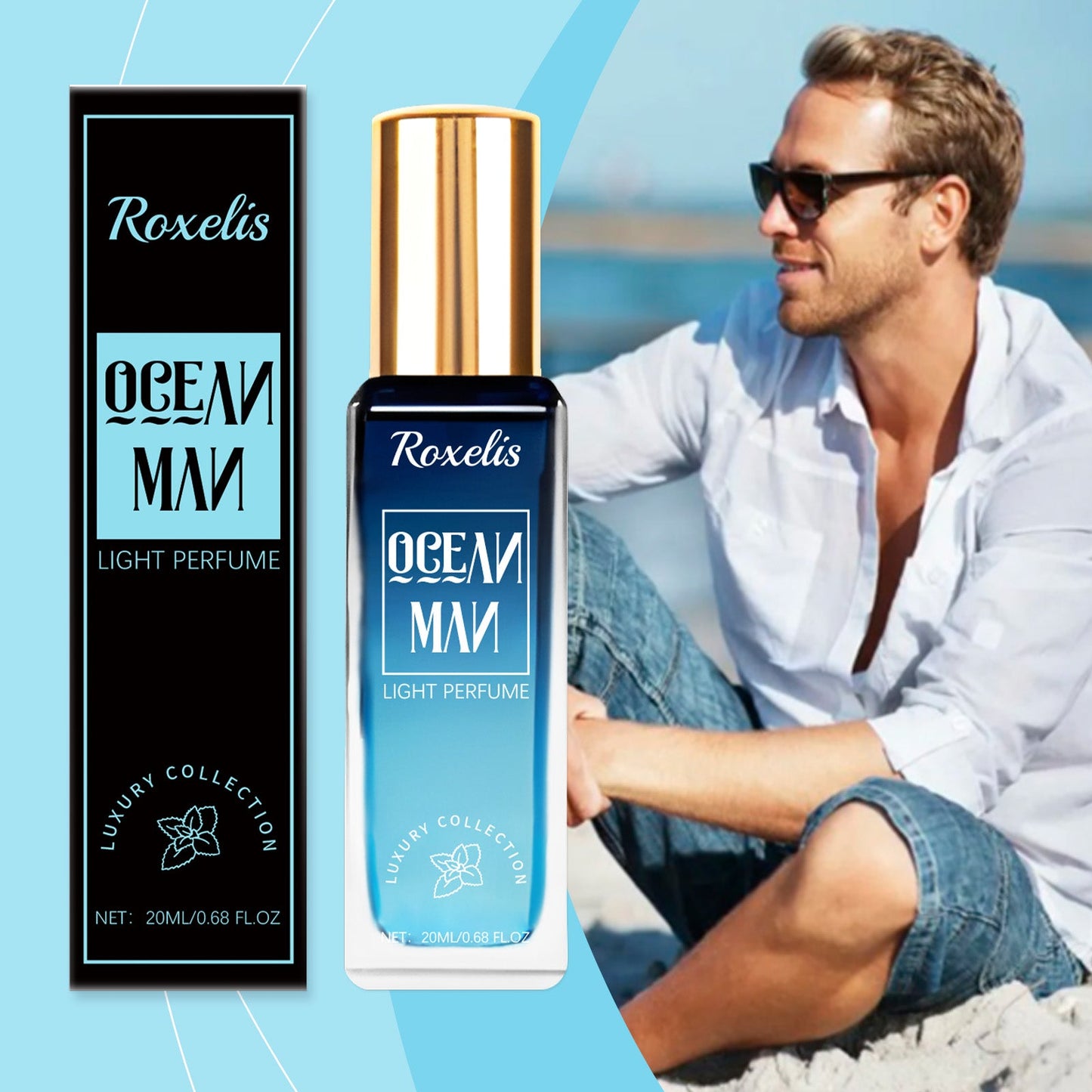 Ocean Fresh Luxury Eau De Toilette Natural Fragrance Elegant Romantic Couple Dating Niche Lasting Perfume Spray - Korvel