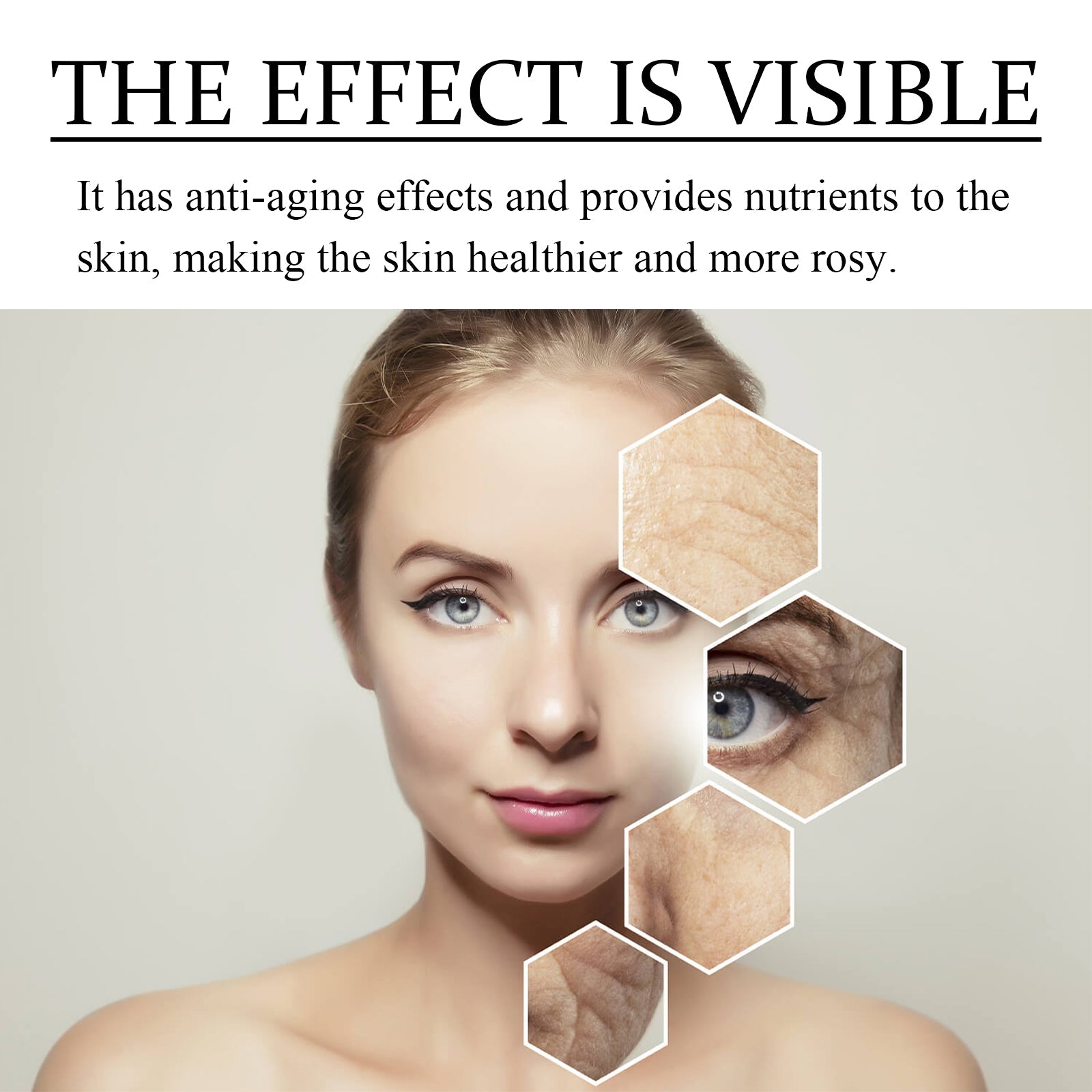 Vitamin C Serum, Moist Tender Firming Skin Fade Out Fine Lines Anti-Wrinkle Skin Cream - Korvel