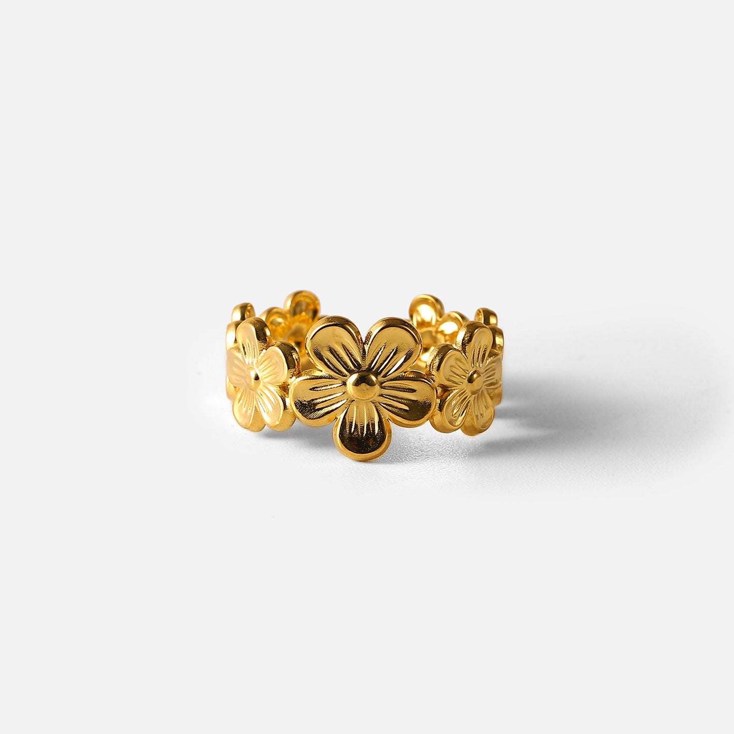 European and American Fashion INS Style Flower Ring Open Ring - Korvel