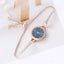 Elegant Girls' Bracelet Watch with Diamond Inlay