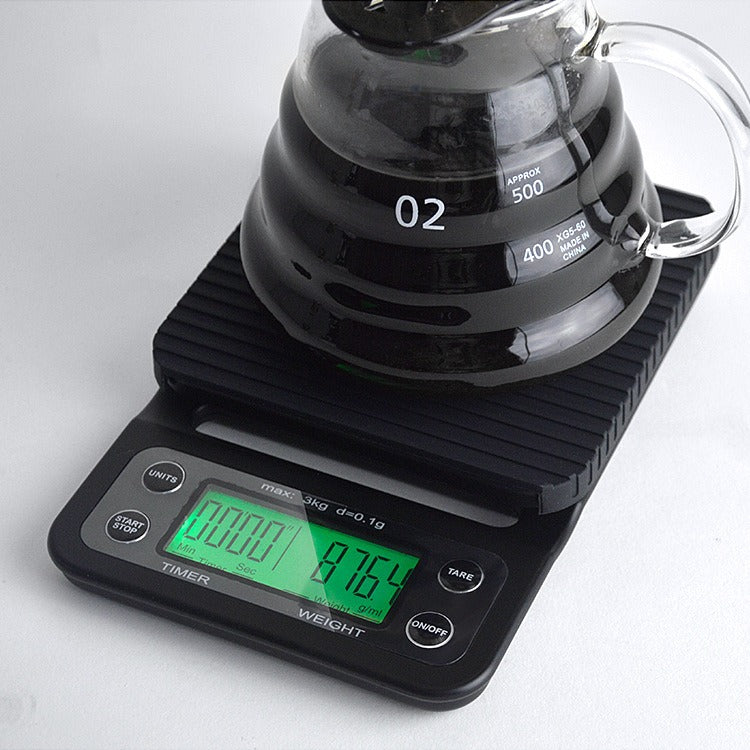 Electronic Weighing Coffee Scale Black - Korvel