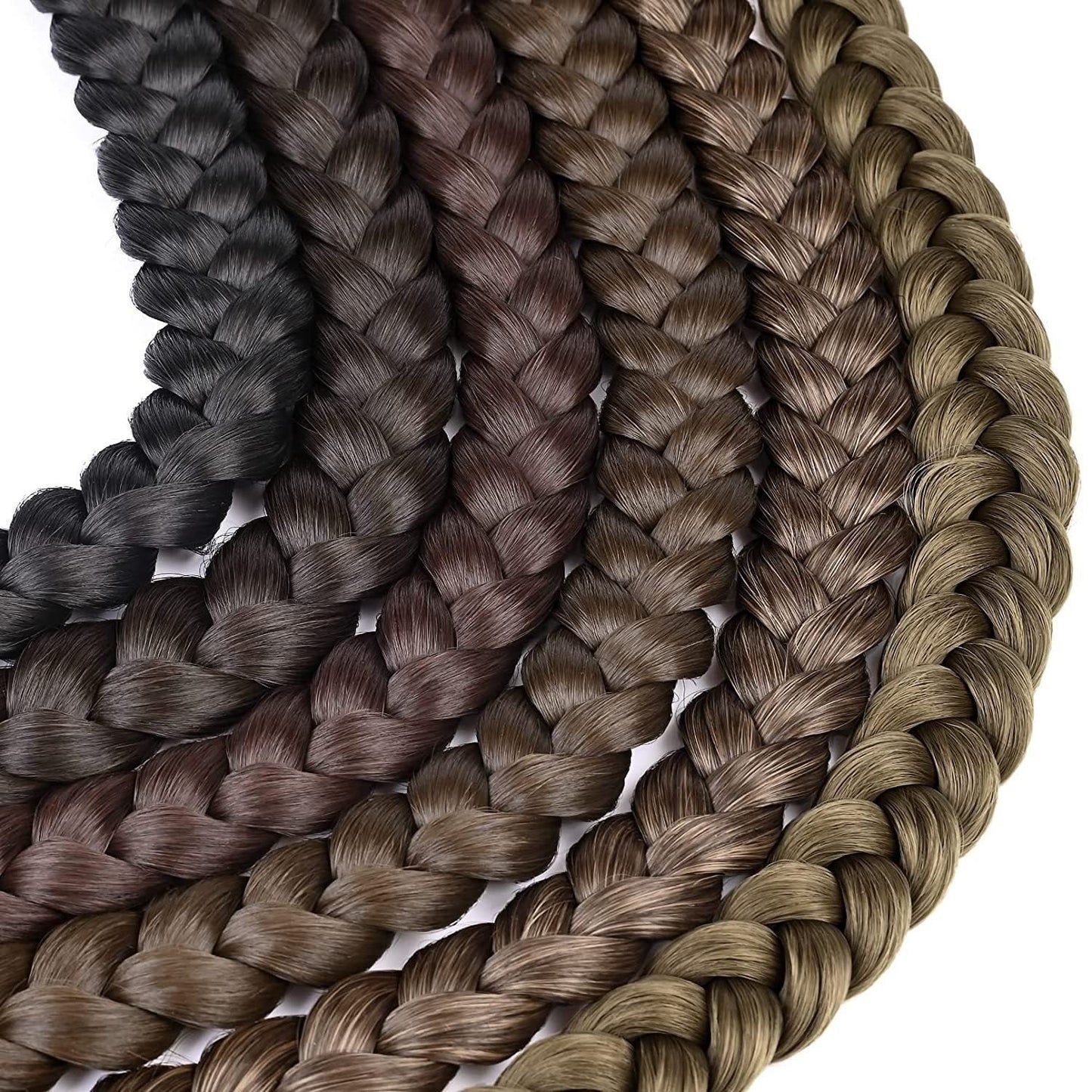 Fake Braid New Fashion Chemical Fiber Wig Female Long Braid Hair Extensions Hair Band Type Hair Extensions Braid Wig Ponytail - Korvel