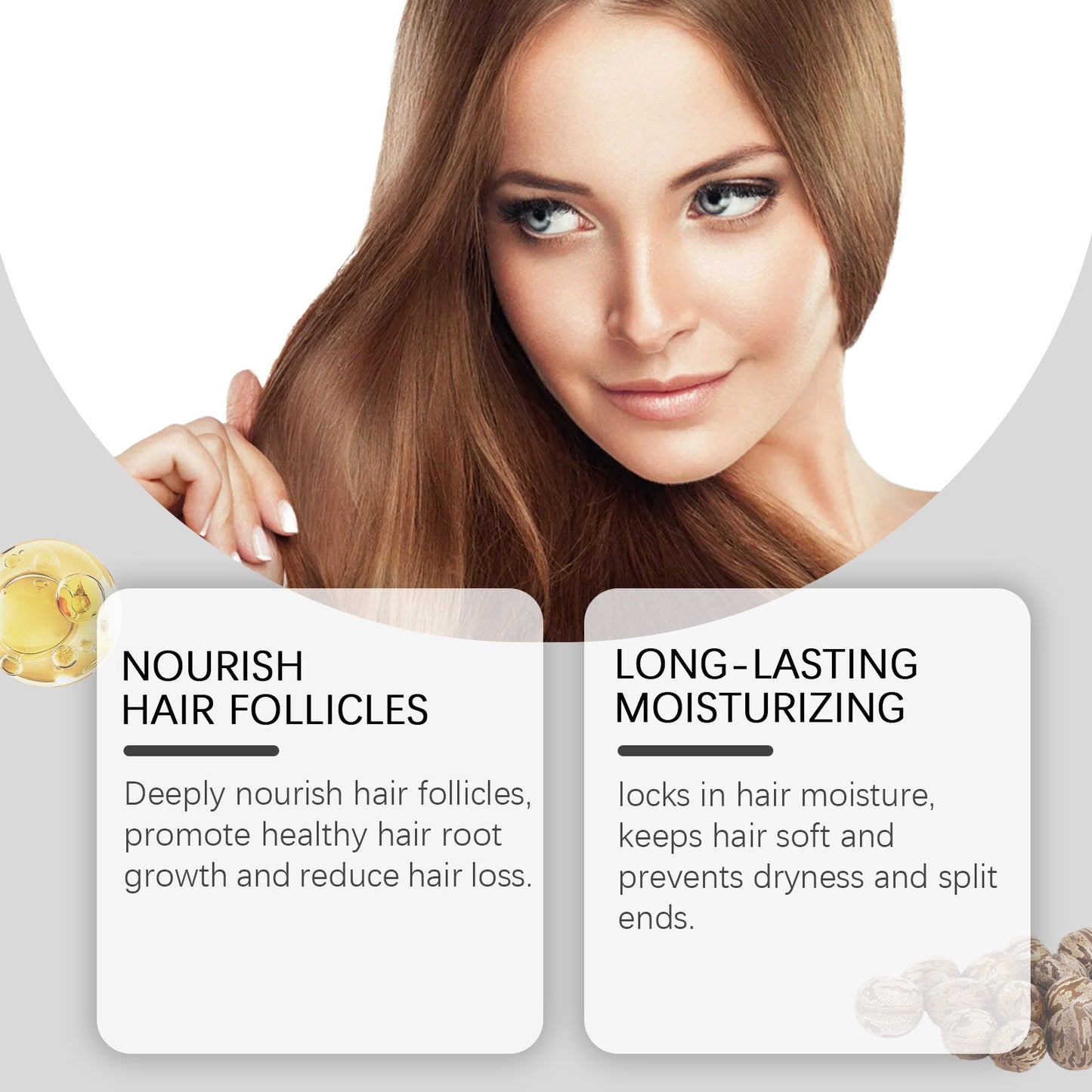 Aceite Capilar Hidratante y Nutritivo para Cabello Suave