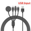 Mobile watch compatible with Apple iWatch four in one wireless charging cable digital wireless charger round four in one - Korvel