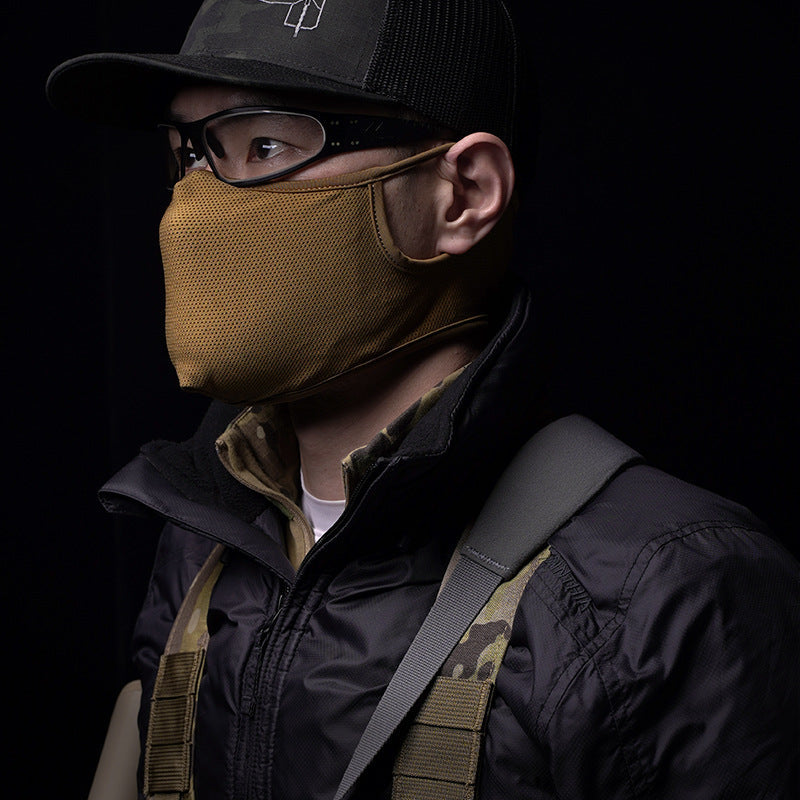 WoSporT Tactical Silicone Shooting Mask - Breathable Protection