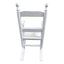 Silla mecedora blanca para niños - Uso interior y exterior