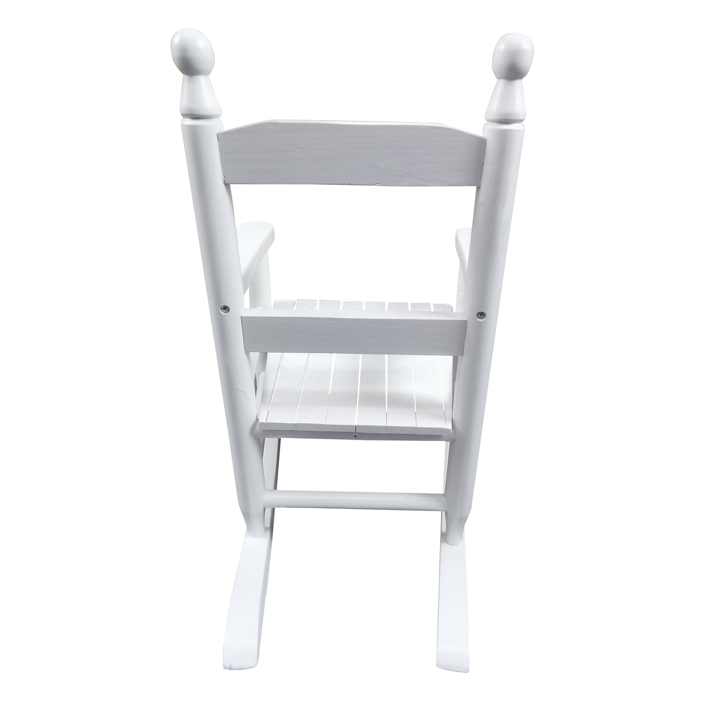Silla mecedora blanca para niños - Uso interior y exterior