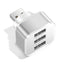 Luminous 3 USB mobile phone charging head with 1/3 expansion port, multi port USB mobile phone charger - Korvel