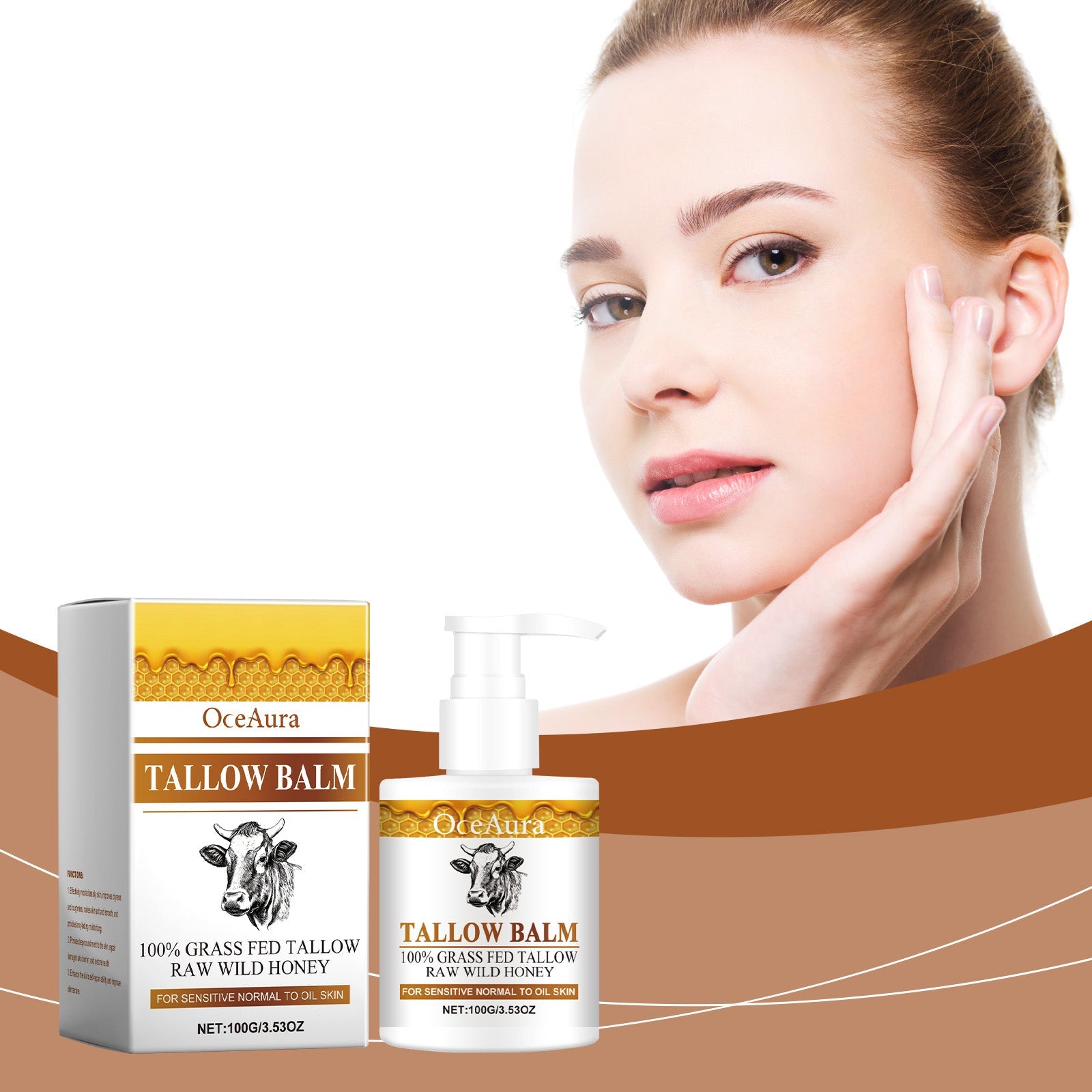 Honey Butter Moisturizer Skin Dry Skin Hydrating Refreshing Non-Sticky Body Moisturizer - Korvel