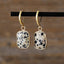 Copper Natural Stone Dangle Earrings - Korvel