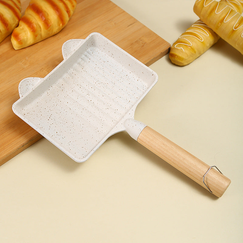 Aluminum Sanming Pan Round Double-sided Pattern Waffle Mold Home Breakfast Pancake Tool - Korvel