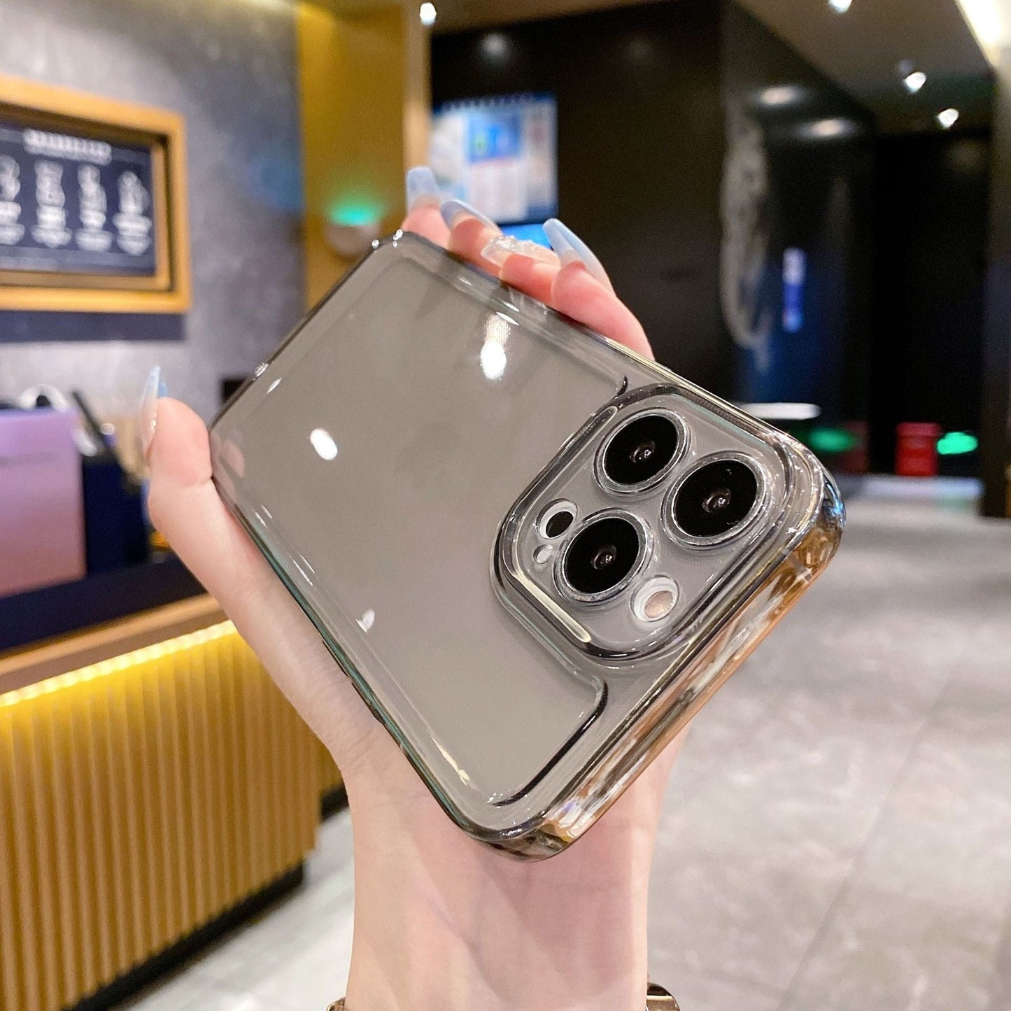 Coque de téléphone transparente premium pour iPhone 13 Pro et 16
