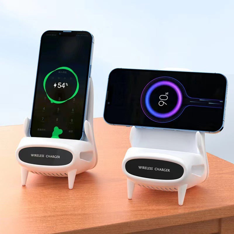 Cargador Inalámbrico Portátil Mini Silla Epsilon con Altavoz