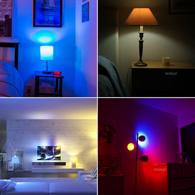 Alexa Intelligent Voice Control WiFi Bulb Lamp RGBCW 9W Wide Pressure Timing Music Rhythm Table Lamp - Korvel