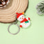 Christmas series keychains cute cartoon soft rubber dolls creative three-dimensional Santa Claus pendants small gifts - Korvel