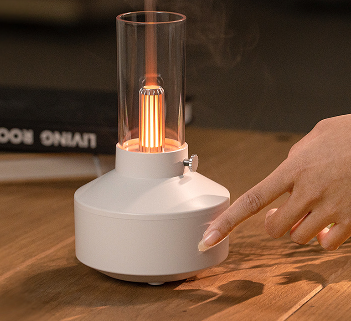 Candlelight Aromatherapy Machine USB Plug in Desktop Atmosphere Candlelight Aromatherapy Humidifier - Korvel