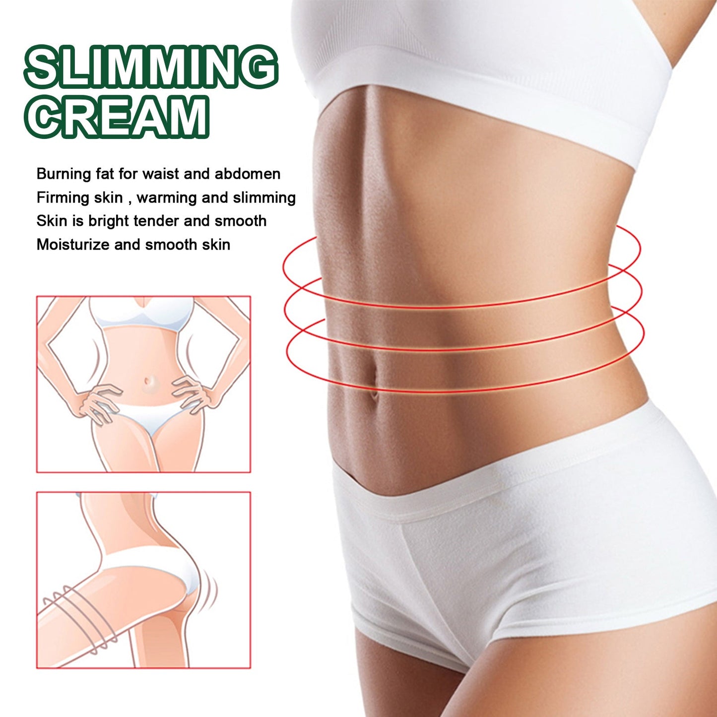 Ginger Massage Cream Arm Belly Belly Skin Moisturizing Massage Body Care Cream - Korvel