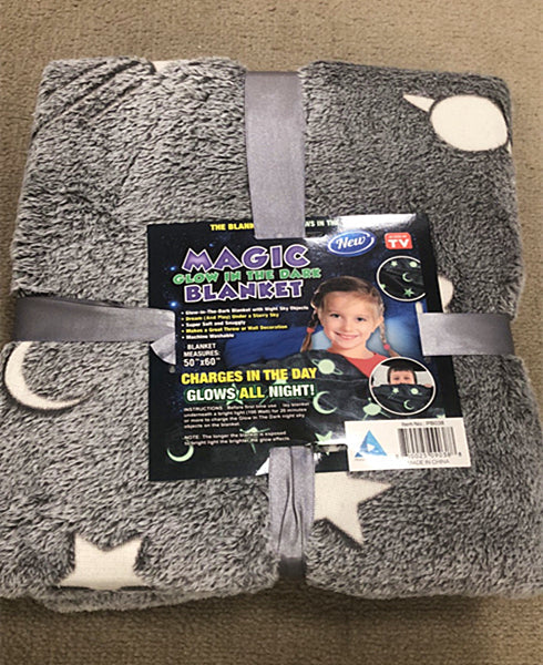 Manta Luminosa que Brilla en la Oscuridad para Niños