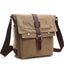 Men Business Messenger Bags For Men Shoulder Bag vintage Canvas Crossbody Pack Retro Casual Office Travel Bag - Korvel