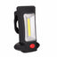 2-Modes COB LED Magnetic Working Folding Hook Hanging Lamp Torch Linternas  Flashlight Handy Lighting Use 3x AAA - Korvel