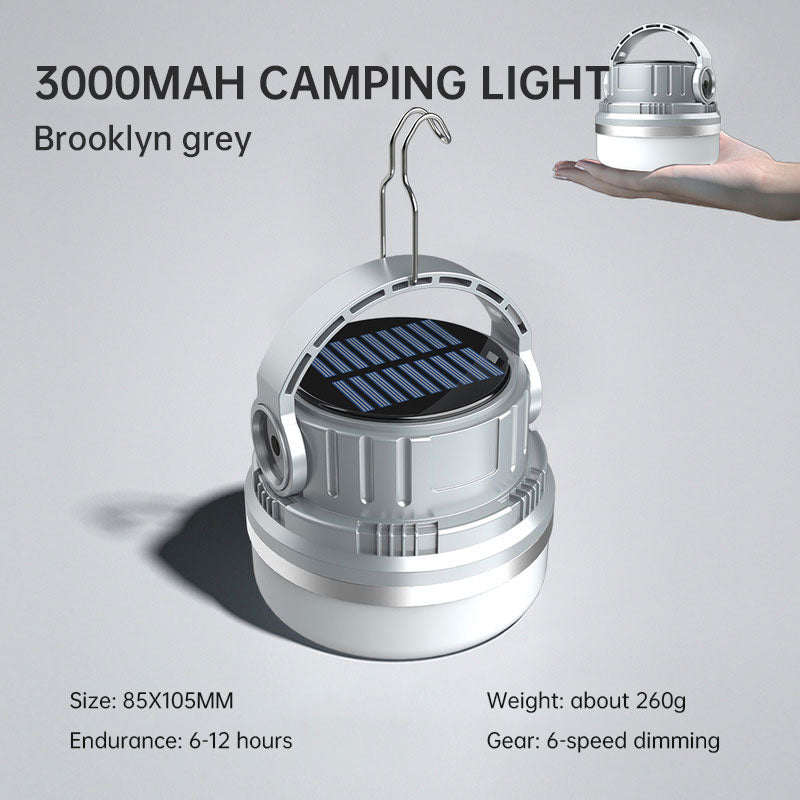 Outdoor Camping Light Solar Charging Camping Light LED Bulb Household Emergency Light - Korvel