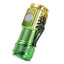 Mini Powerful LED Flashlight USB Rechargeable Strong Light Torch with Three Eye Flashlight Portable Camping Fishing Lantern - Korvel