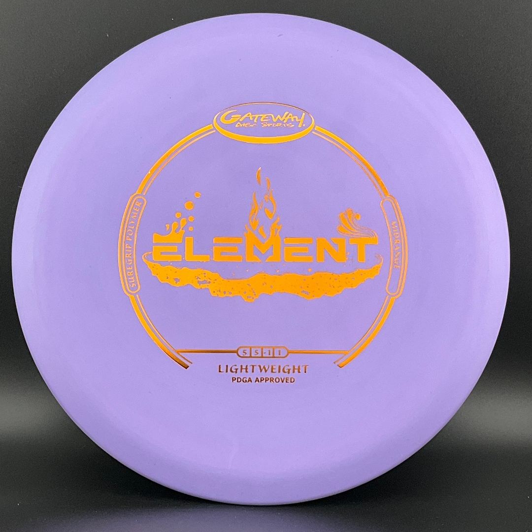 Lightweight Suregrip Element Disc - "Element in Space" Stamp