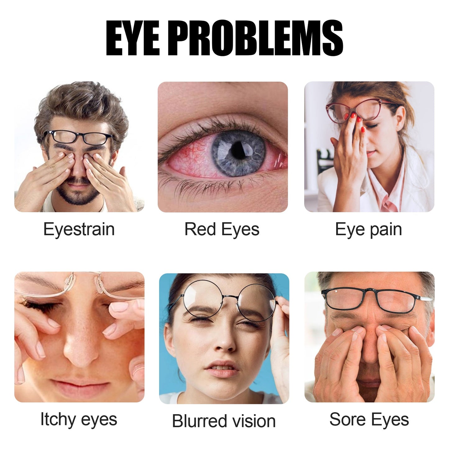 Wormwood Eye Care Sticker Box, Stay Up Late Eye Dry Eye Astringent Cold Compress Stick Moxibustion Students Eye Care Patch Vision - Korvel