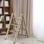 3-level ladder, aluminum alloy ladder, folding ladder, wide anti slip pedal, portable ladder with a weight capacity of 300 pound - Korvel