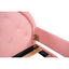 Twin Size Upholstered Daybed with Carton Ears Shaped Headboard  Pink - Korvel