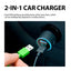 2-In-I Sterl Th Car Signal Jammer With Charging Pod, Car Dual USB Interface Mobile Phone Multi-Function Charger - Korvel