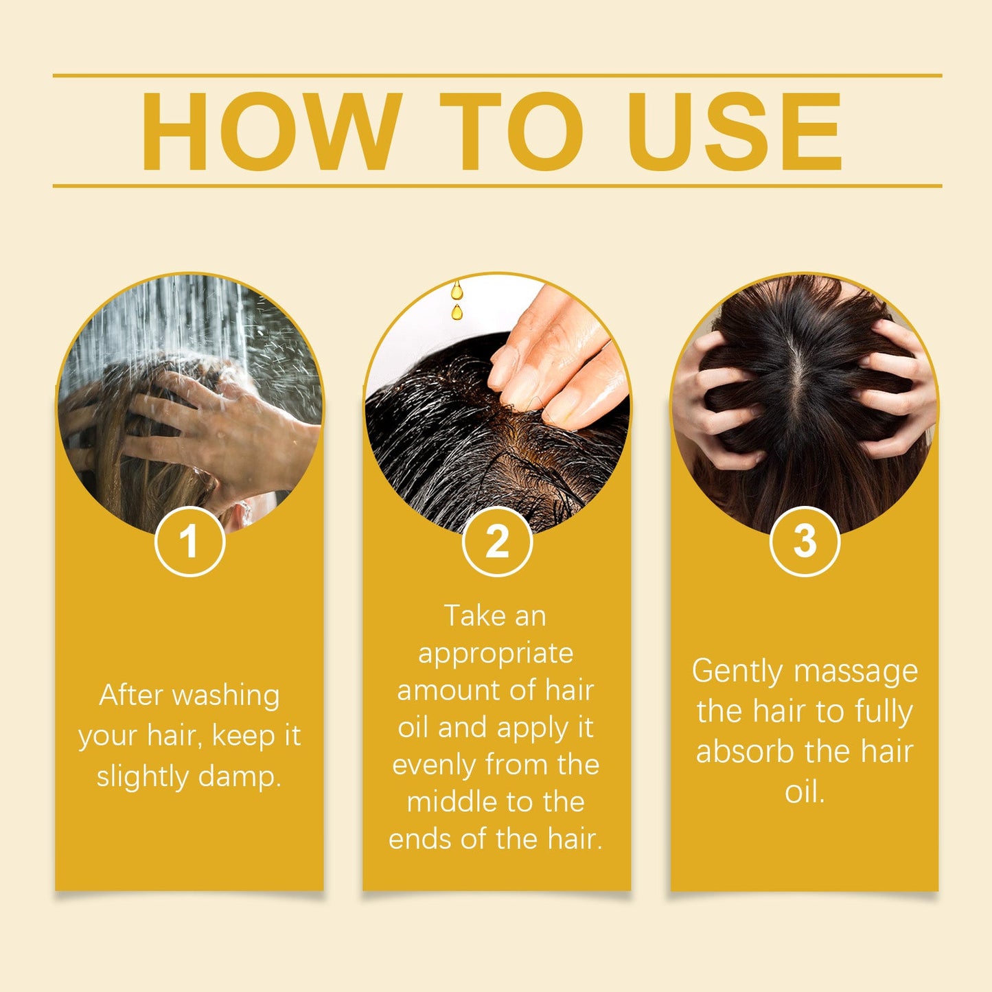 Rice Wash Water Hair Care Oil Repair Hair End Moisturizing Hair Natural Fluffy, Smooth And Glossy Hair Care Essential Oil - Korvel