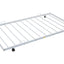 Light Grey Metal Double Bed with Trundle