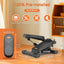 Home Office Exercise 330LBS Capacity Mini Stepper with Resistance Bands and LCD Monitor - Korvel