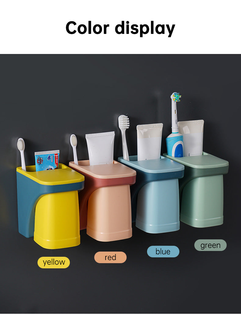 Premium Magnetic Toothbrush Holder for Elegant Bathroom Storage