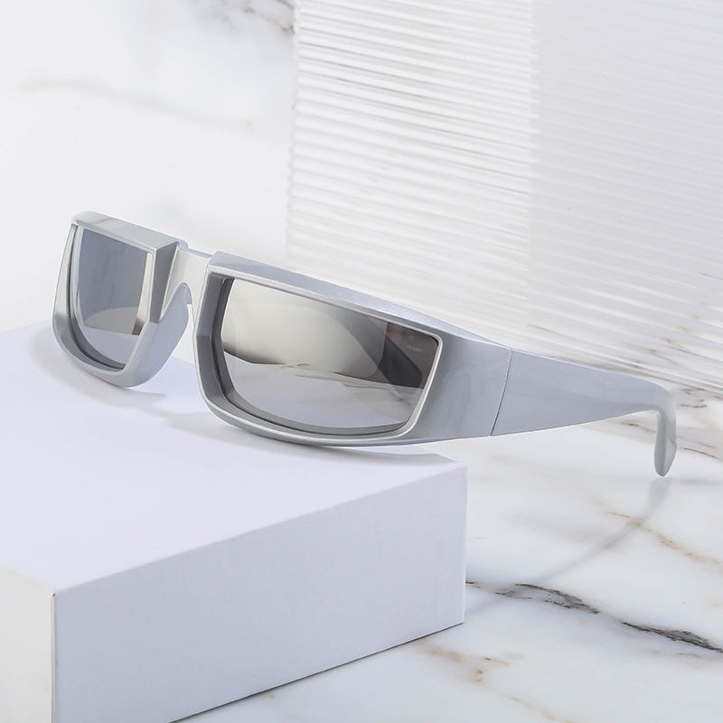 Sunglasses Men's Steam Punk Sunglasses Women's Anti Ultraviolet Personalized Riding Glasses - Korvel